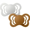 BIBS Sutter & Suttesnore*2Pk Couture Silikone Str.1, Haze/Caramel
