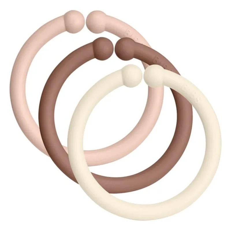BIBS Aktivitetsleg*12Pk Loops, Blush/Woodchuck/Ivory