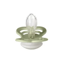 BIBS Sutter & Suttesnore*2Pk Supreme Glow Silikone Str.1, Sage/Cloud Night