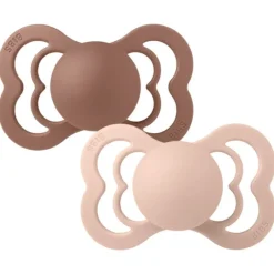 BIBS Sutter & Suttesnore*2Pk Supreme Sil. Str.1 Woodchuck/Blush