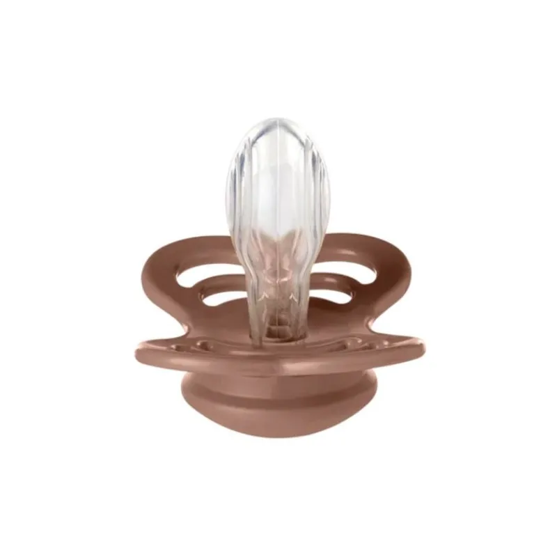 BIBS Sutter & Suttesnore*2Pk Supreme Sil. Str.1 Woodchuck/Blush