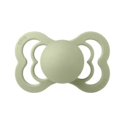 BIBS Sutter & Suttesnore*2Pk Supreme Silikone Str.2, Ivory/Sage