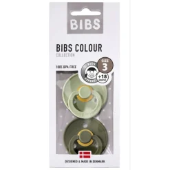 BIBS Sutter & Suttesnore*2Pk. Sutter Str. 3, Sage/Hunter Green