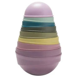 BIBS Udeleg*Wobbly Tower, Bright Rainbow