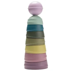 BIBS Udeleg*Wobbly Tower, Bright Rainbow