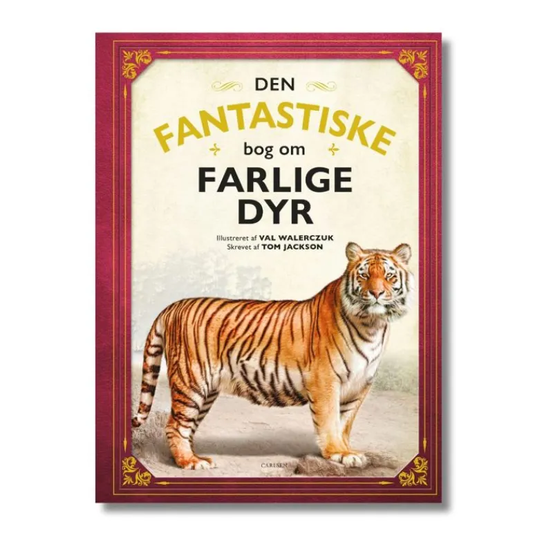 Carlsen Faktabøger*Bog Den Fantastiske Bog Om Farlige Dyr