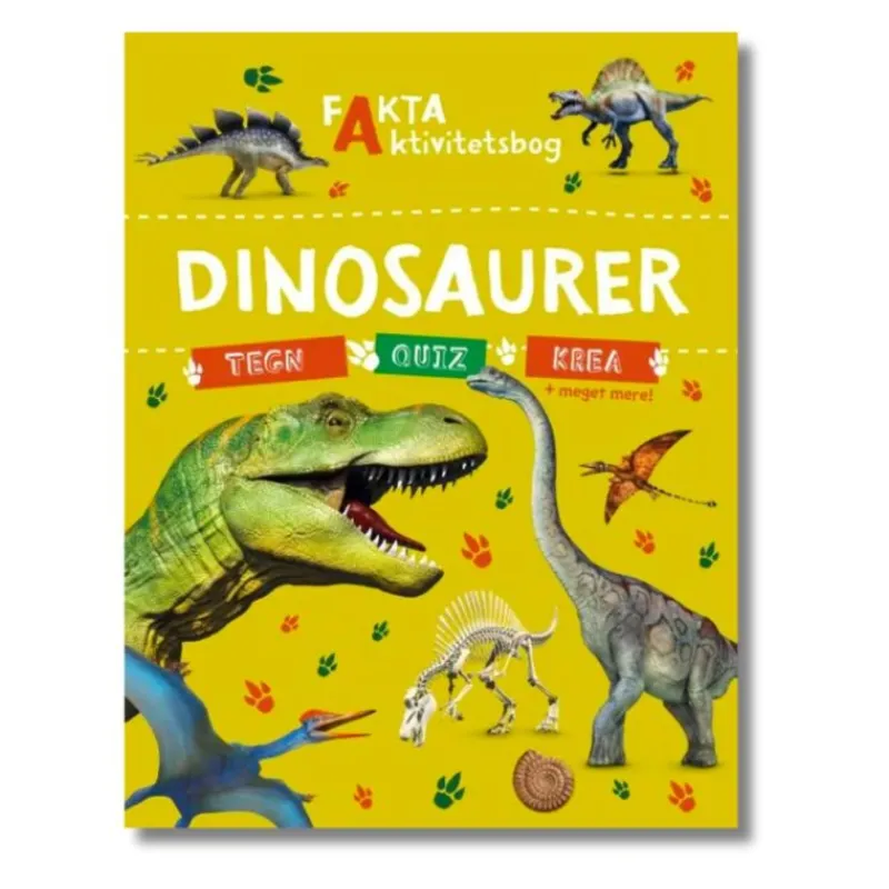 Forlaget Bolden Opgavebøger*Bog Fakta-Aktivitetsbog: Dinosaurer