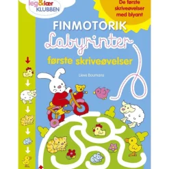 Forlaget Bolden Opgavebøger*Bog Finmotorik-Labyrinter Med Kanin