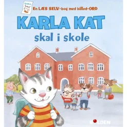 Forlaget Bolden Hojtlaesningsbøger*Bog Karla Kat Skal I Skole