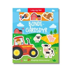 Carlsen Faktabøger*Bog Leg Og Laer: Bondegardsdyr M. Klistermærker