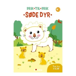 Forlaget Bolden Opgavebøger*Bog Prik Til Prik: 1-10 (Sode Dyr)