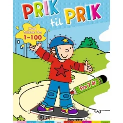 Forlaget Bolden Opgavebøger*Bog Prik Til Prik Med Tallene 1-100