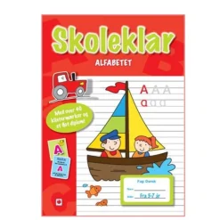 Forlaget Bolden Opgavebøger*Bog Skoleklar: Alfabetet