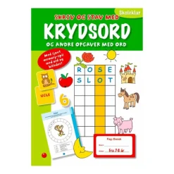 Forlaget Bolden Opgavebøger*Bog Skriv Og Stav Med Krydsord