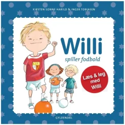 Gyldendal Hojtlaesningsbøger*Bog Willi Spiller Fodbold