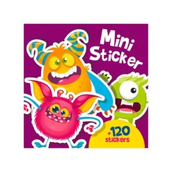 Forlaget Bolden Klistermærker*Bolden Mini Stickers Bog - Monstre