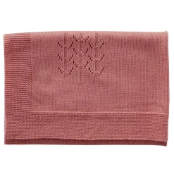 By Astrup Dukkemøbler & Tilbehør*Strikket Dukketaeppe, Rose