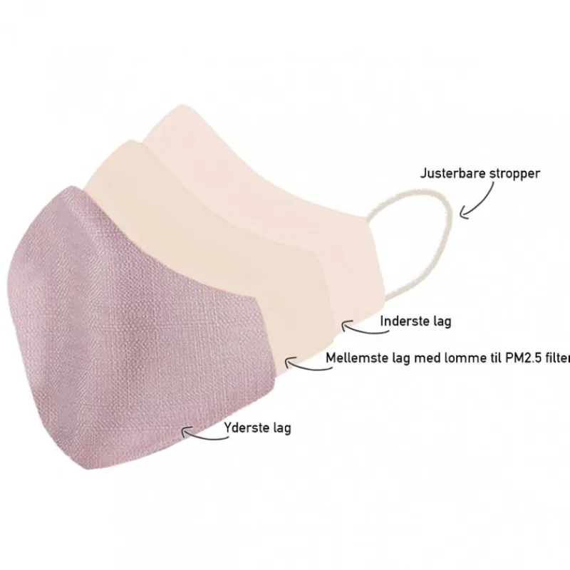 Bow's by Stær Mundbind*By Staer Mundbind Til Voksne Rosa