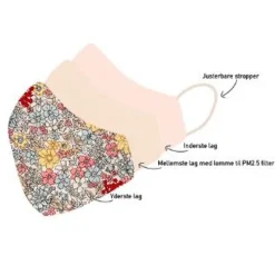 Bow's by Stær Mundbind*By Staer Mundbind Til Voksne Gul Blomster