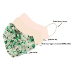 Bow's by Stær Mundbind*By Staer Mundbind Til Voksne Blomster Gron