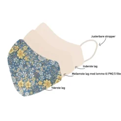 Bow's by Stær Mundbind*By Staer Mundbind Til Voksne Bla Blomster