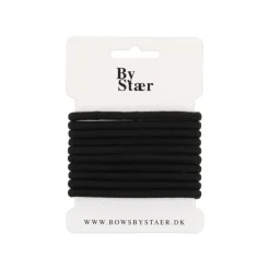 Bow's by Stær Hårelastikker*By Staer 10Stk Elastikker Basis - Sort