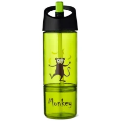 Carl Oscar Drikkedunke*2-I-1 Drikkedunk Og Snackbox, Abe/Green