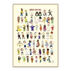 Ciha Plakater & Wallstickers*Plakat 50X70Cm, Born Som Mig