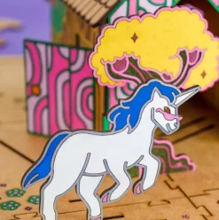 Crateit Blandet Legetøj*Mal Selv: Enhjorning - Magisk Skov