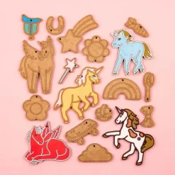 Crateit Blandet Legetøj*Mal Selv: Enhjorning - Regnbuevenner