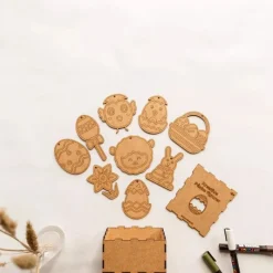 Crateit Tegn & Mal*Mal Selv: Paskekassen, 9 Figurer