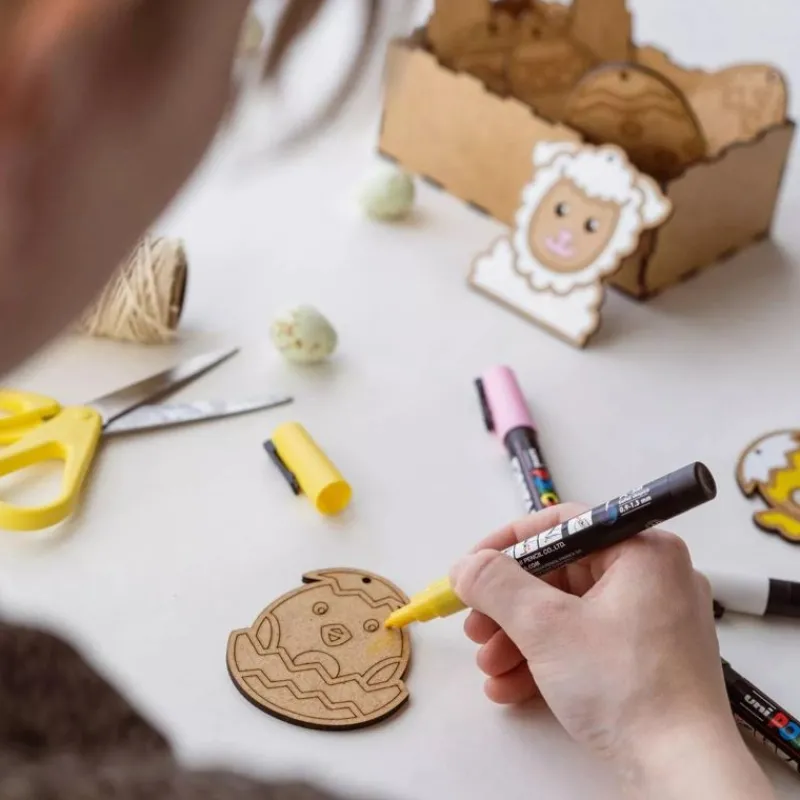 Crateit Tegn & Mal*Mal Selv: Paskekassen, 9 Figurer