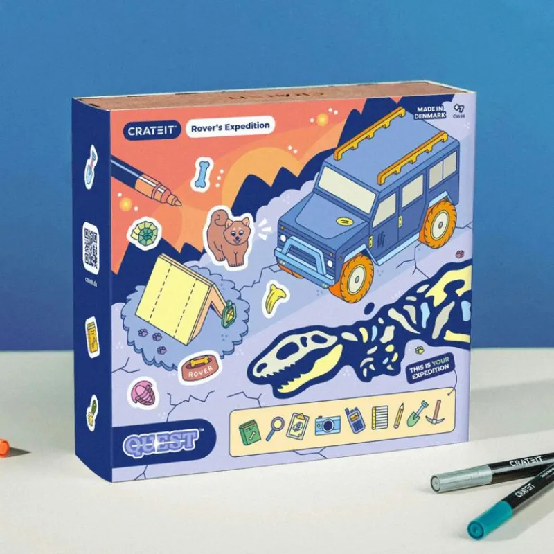 Crateit Blandet Legetøj*Mal Selv: Quest Rovers Expedition