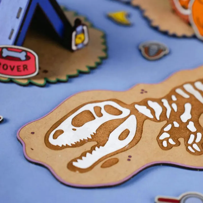 Crateit Blandet Legetøj*Mal Selv: Quest Rovers Expedition