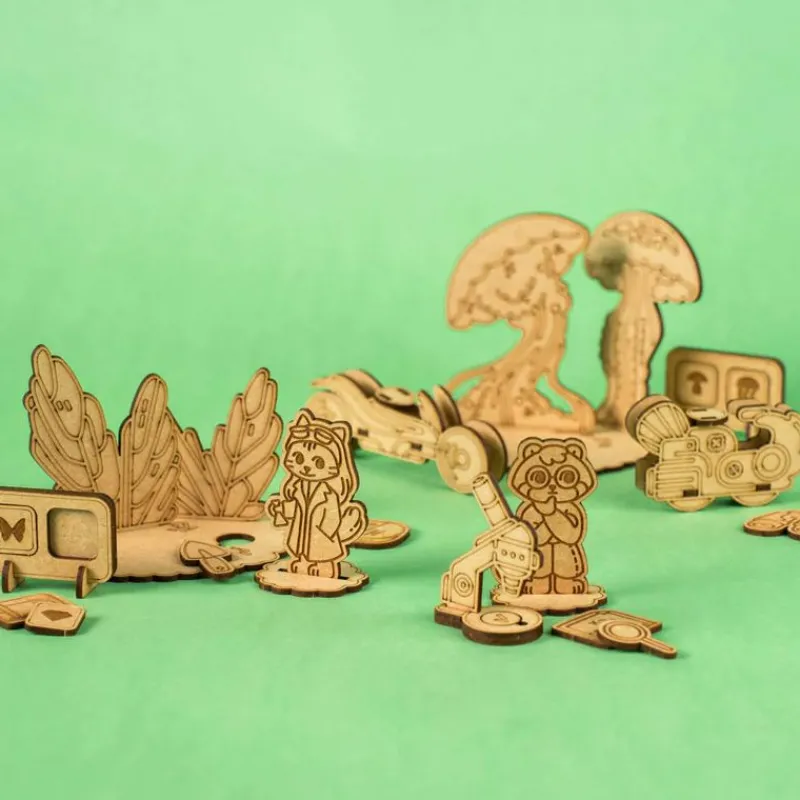 Crateit Blandet Legetøj*Mal Selv: Suntopia Eco Detectives