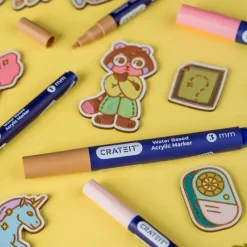 Crateit Tegn & Mal*Nature Tuscher 3Mm 6 Stk.