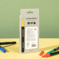 Crateit Tegn & Mal*Tuscher 1Mm - 6 Stk.