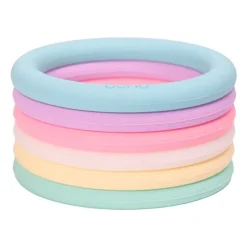 Dëna Blandet Legetøj*Dena Sansemotoriske Ringe - Pastelfarver