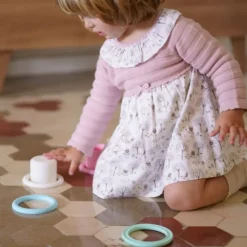 Dëna Blandet Legetøj*Dena Sansemotoriske Ringe - Pastelfarver