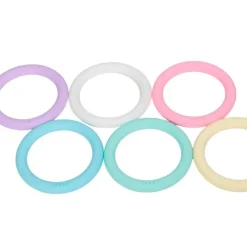 Dëna Blandet Legetøj*Dena Sansemotoriske Ringe - Pastelfarver