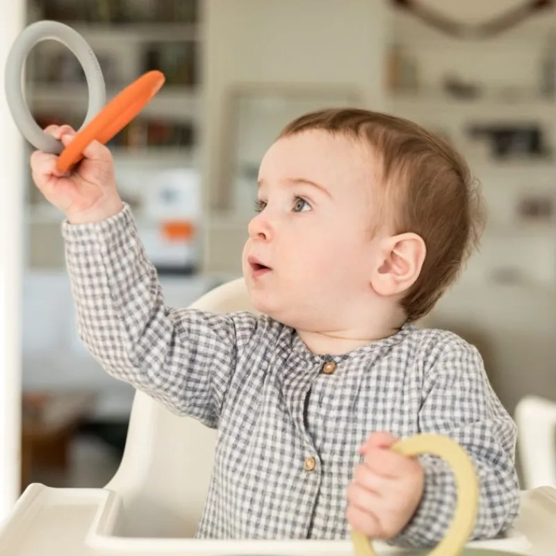 Dëna Blandet Legetøj*Dena Sansemotoriske Ringe - Naturfarver