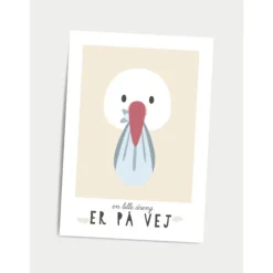 Dialægt Plakater & Wallstickers*Dialaegt A5 Kort En Lille Dreng Er Pa Vej