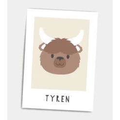 Dialægt Plakater & Wallstickers*Dialaegt A5 Kort Tyren