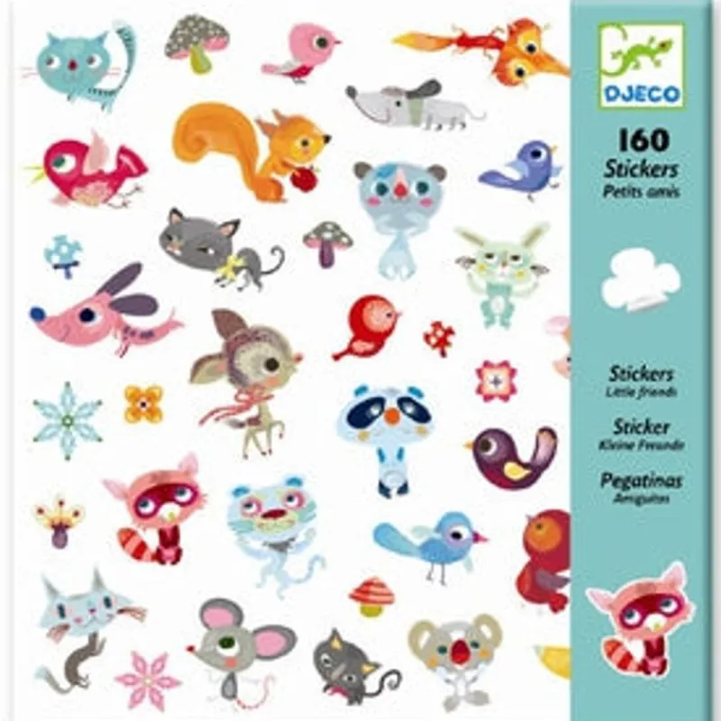 Djeco Klistermærker*160 Klistermærker Sma Venner