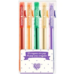 Djeco Tegn & Mal*5 Pop Voks Farveblyanter