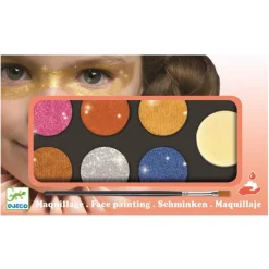Djeco Ansigtsmaling*Ansigtsmaling Palet Metallic