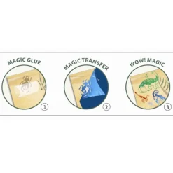 Djeco Tegn & Mal*Artistic Patch Dino