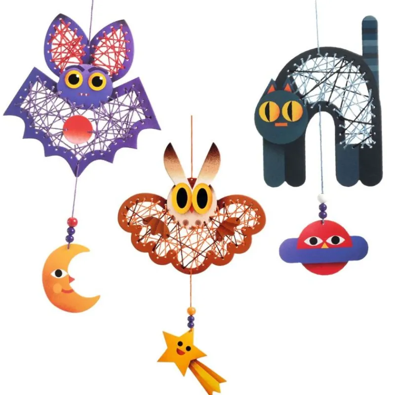 Djeco Øvrigt Krea*Artistic String Art, Natten