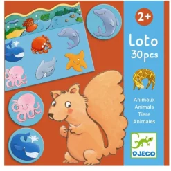 Djeco Spil*Billedlotteri Dyr