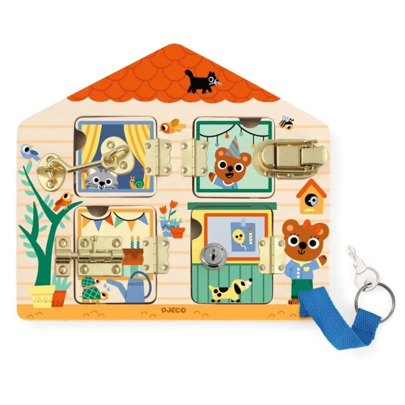 Djeco Blandet Legetøj*Cabanalock, Lasehus